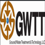 Logo of Ground Water Treatment & Technology Ltd with a stylized design and globe.