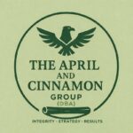 Logo of The April and Cinnamon (TQBA) featuring an eagle and core values.