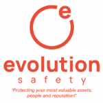 Logo of Evolution Safety with tagline on protection and regeneration.